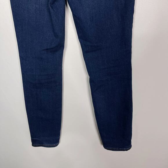 Good American Size 4 / 27 Good Legs Skinny Jeans Medium Wash Blue Stretch Cotton - Picture 6 of 11